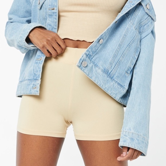 Ardene Beige Soft Biker Shorts - Picture 1 of 1